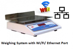 Weighing systems with Wifi ethernet connectivity